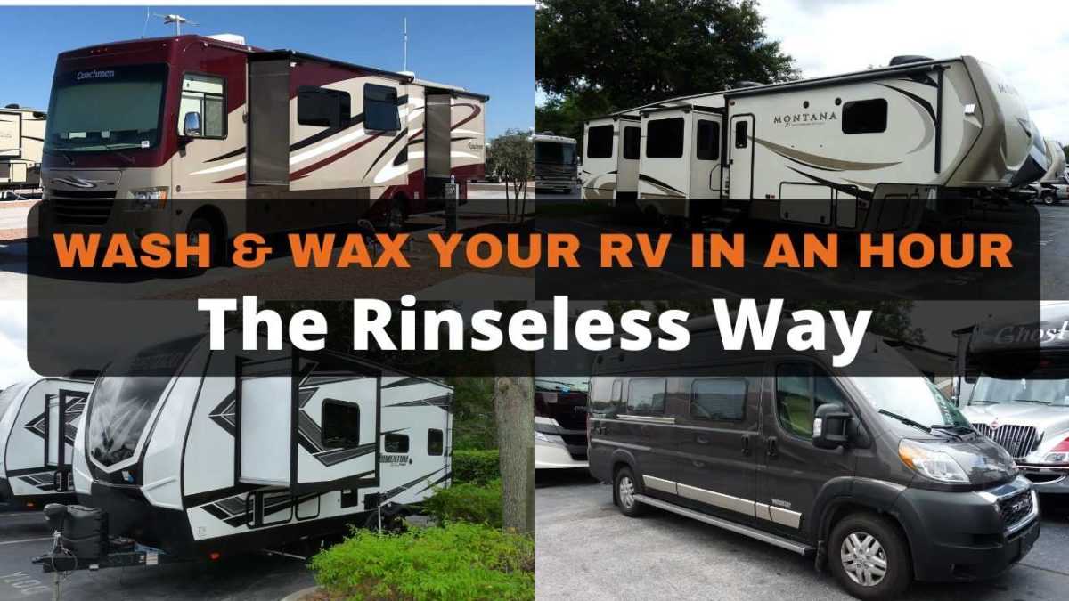 Waterless WASH WAX ALL for RV Washing and Waxing