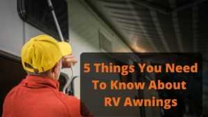 RV awning care