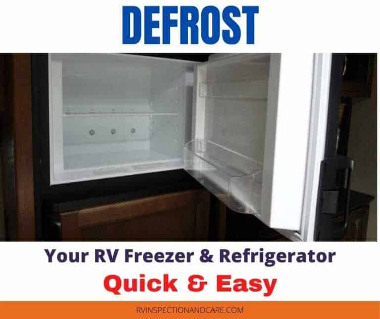 How To Defrost An RV Refrigerator The Simple And Easy Way
