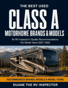 Used Class A motorhome guidebook