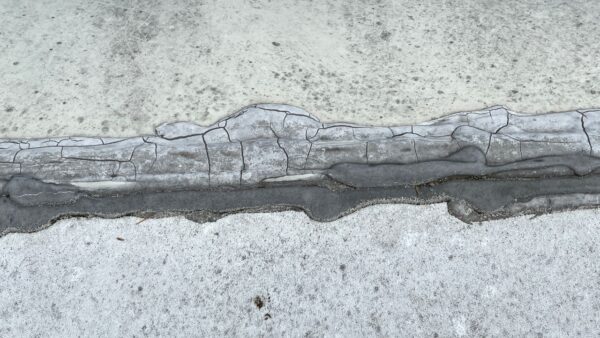 Cracked RV sealant