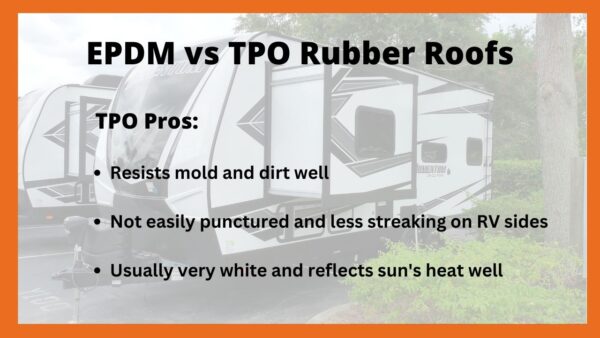 EPDM vs TPO - TPO pros