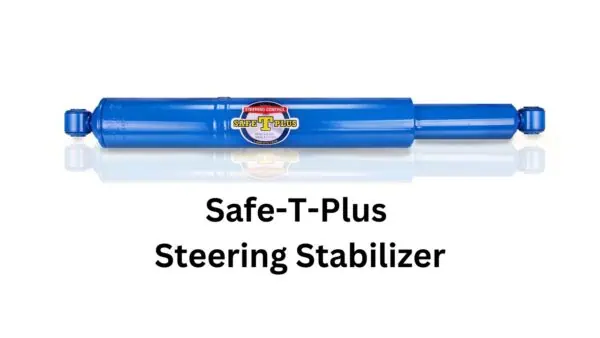 Use an RV steering stabilizer bar like this one from Safe-T-Plus