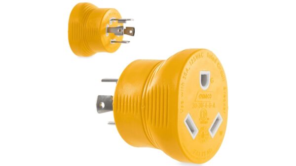 A 30 amp adapter for your RV's power cord to plug into the generator