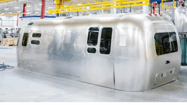 These travel trailers can take 350 hours to build at the factory