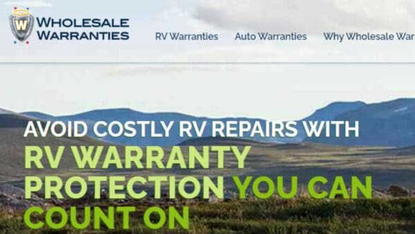 I recommend Wholesale Warranties for RV service contracts