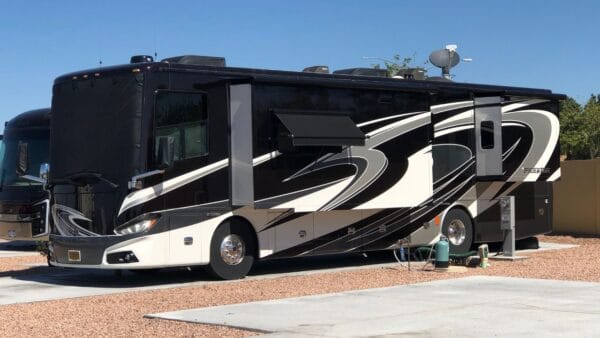 Some diesel pusher motorhomes may require 120 PSI in their tires