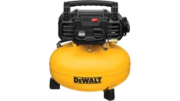 One of the best portable RV air compressors is made by Dewalt