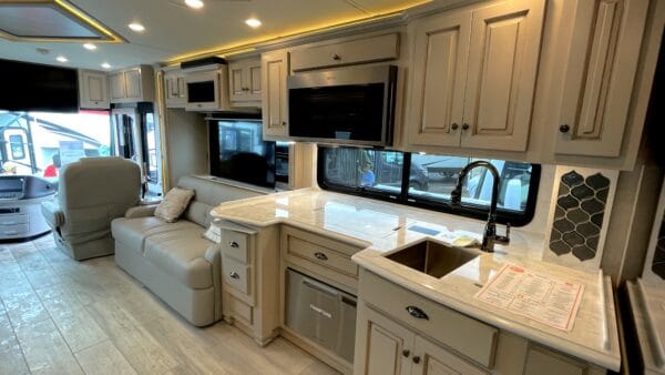 The components and furniture used in Newmar motorhomes are very high quality
