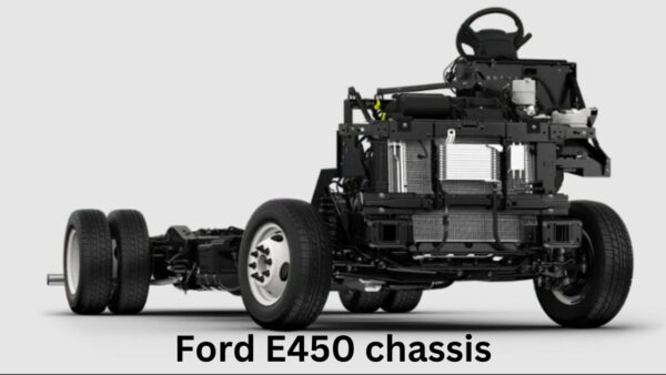 A Ford E450 chassis