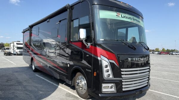 The Winnebago Adventurer that I test drove