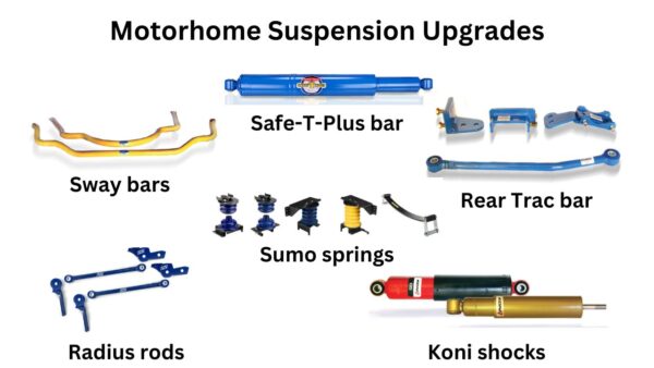 Less expensive motorhome suspension upgrades