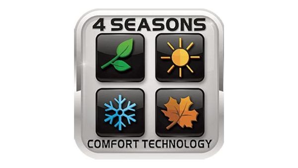 A label often found on RVs advertised as 4 season capable