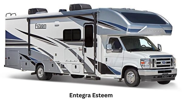 The upper Entegra line of Class C RVs included the Esteem
