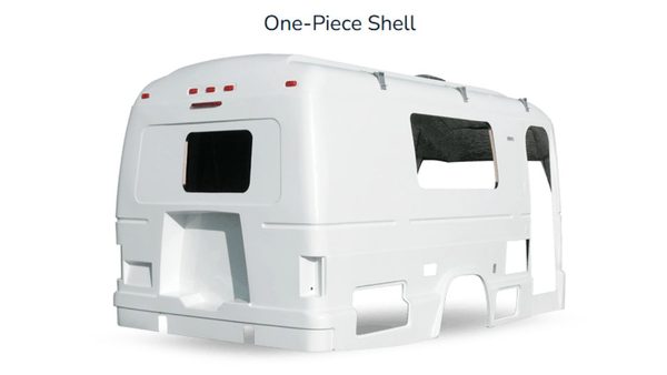 The Coach House one-piece shell design