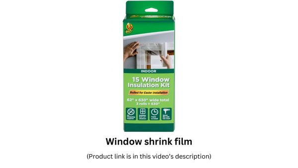 Shrink-film window insulation kit